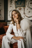 garnitur ślubny z upięciem na ramieniu MILENA  marlu.pro